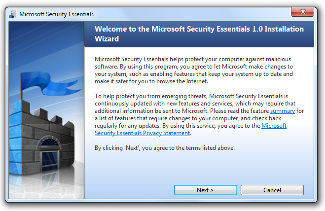 Microsoft Security Essentials - Download